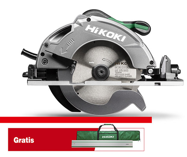 Hikoki C7BUMP1Z cirkelzaag + liniaal - Gereedschapwebwinkel Postma ...