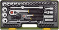Proxxon Doppenset 1/4" en 1/2" 65 delig