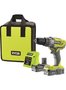 Aktie!! Ryobi R18PD3 18V accuklopboormachine 2x2.0A