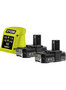 Ryobi One+ 2 accu's 18Volt 2.0A LI + oplader