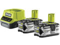 RYOBI RC18120-240 Basisset 2X 4,0AH ACCU + LADER