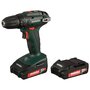 Metabo BS18 accuboormachine 2x2.0A accu in Metabox
